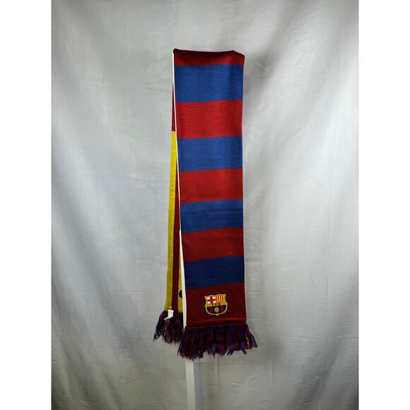 FC Barcelona FCB Nike Double Sided Futbol Soccer Scarf Adult - Picture 1 of 6